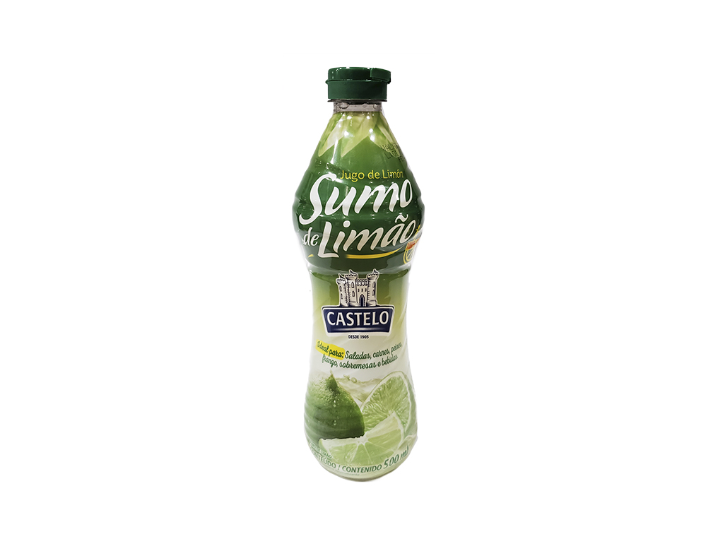 SUMO DE LIMÃO CASTELO 500 ML (CX 12 UN)